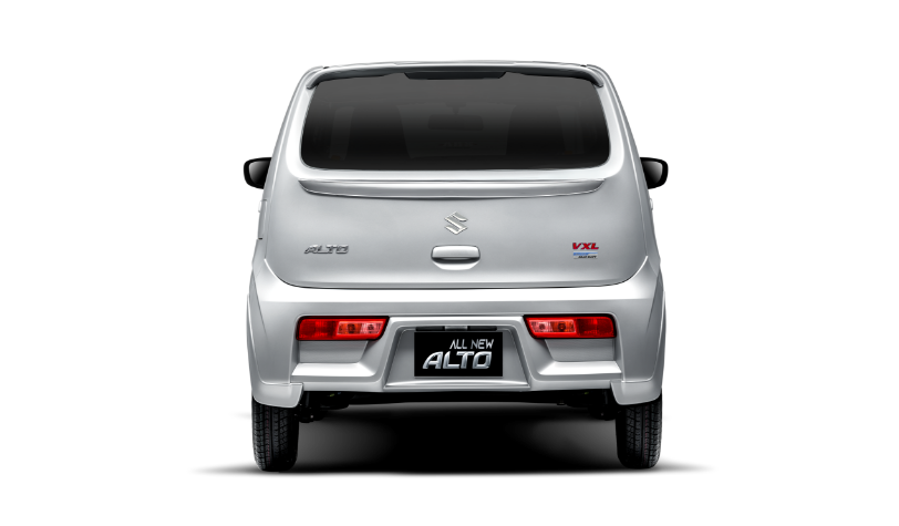 Suzuki Alto Rear View for Weekly & Monthly Rent in Karachi