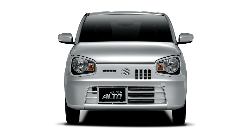 Suzuki Alto Front View for Weekly & Monthly Rent in Karachi